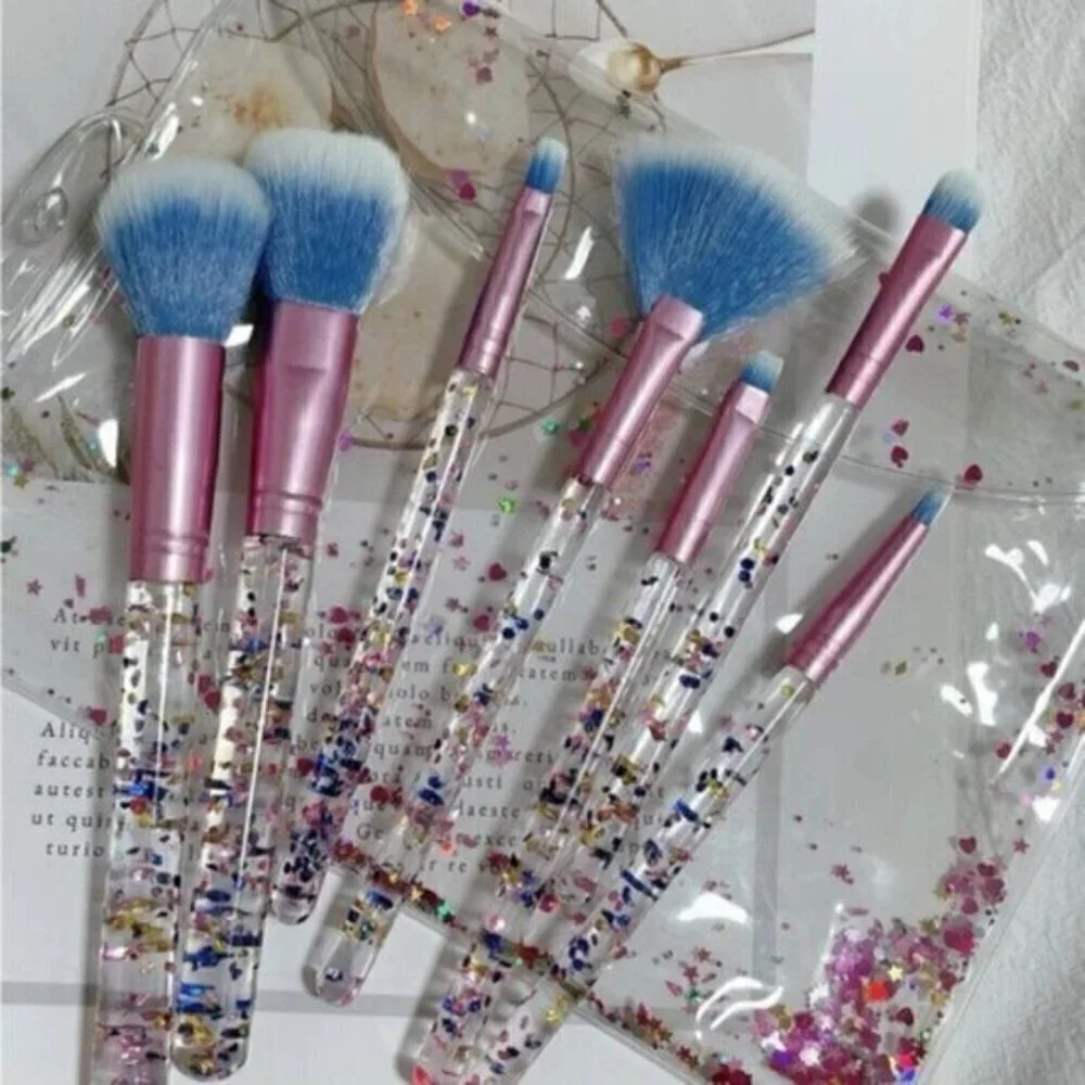 New 7 piece makeup  brush set